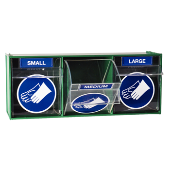 Secubox dispenser 3-vaks handschoenen