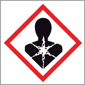 gezondheidsgevaar bord