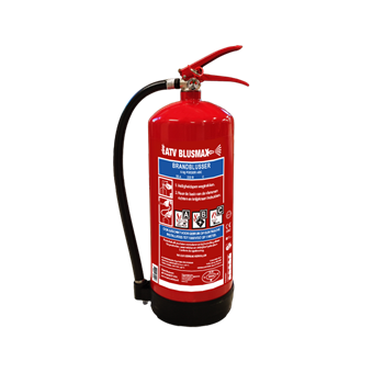 Poederblusser 6 kg ABC staal 43A 233B C compact (-30)