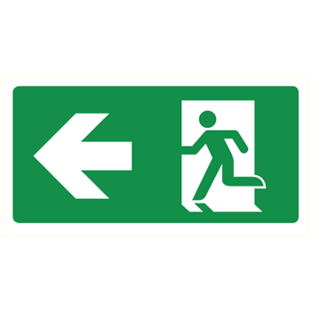 Mini picto Vluchtweg links