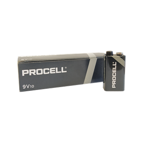 Duracell Industrial Batterij 9 volt blok /PC1604 p-10