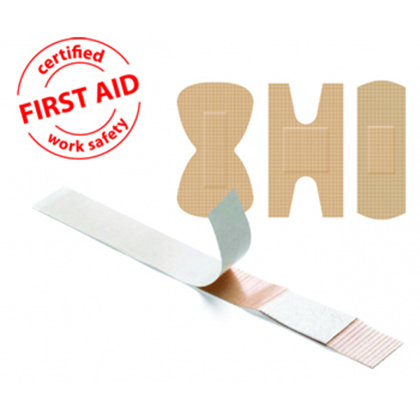 Elastische textielpleisters 72x19mm 100st