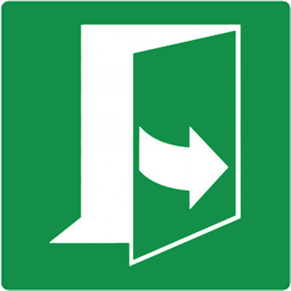 Deur recht naar binnen