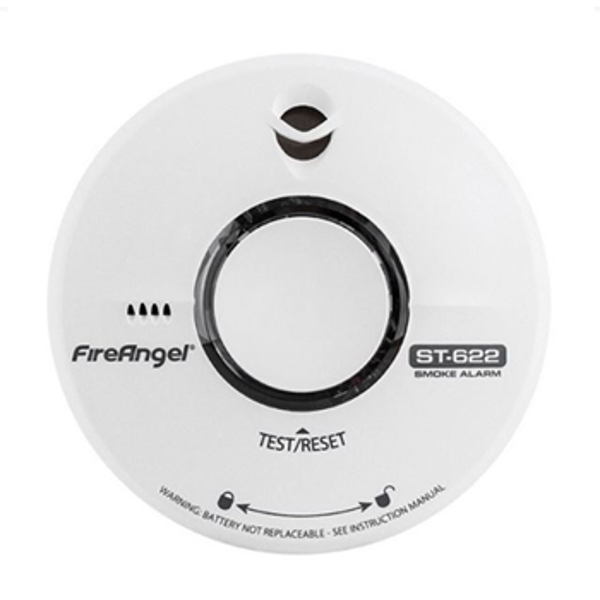 Fire Angel rookmelder ST-622 Thermoptek 3V Lithium panasonic
