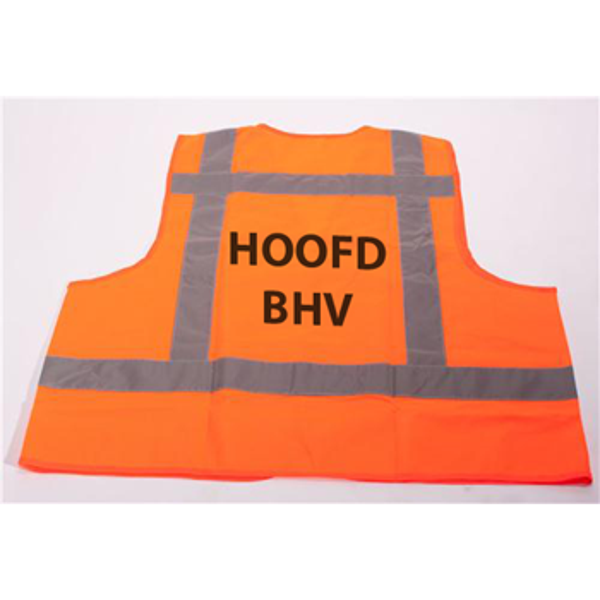 ATV Veiligheidsvest XXL Oranje opdruk Hoofd BHV