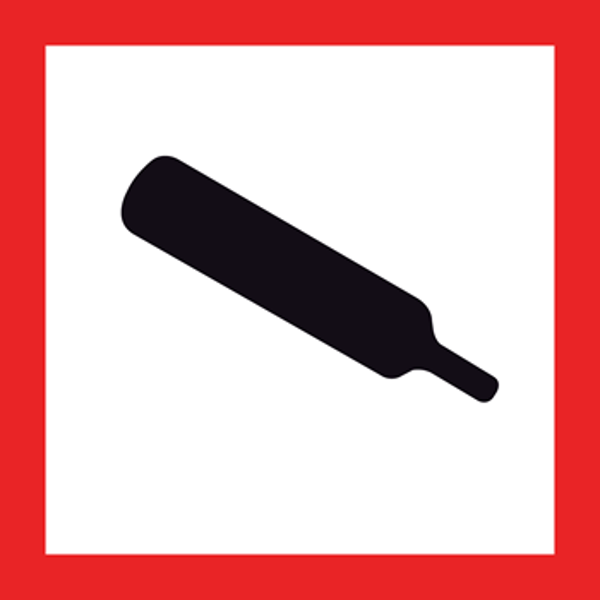 Pictogram GHS04 Gashouder onder druk ruitvorm