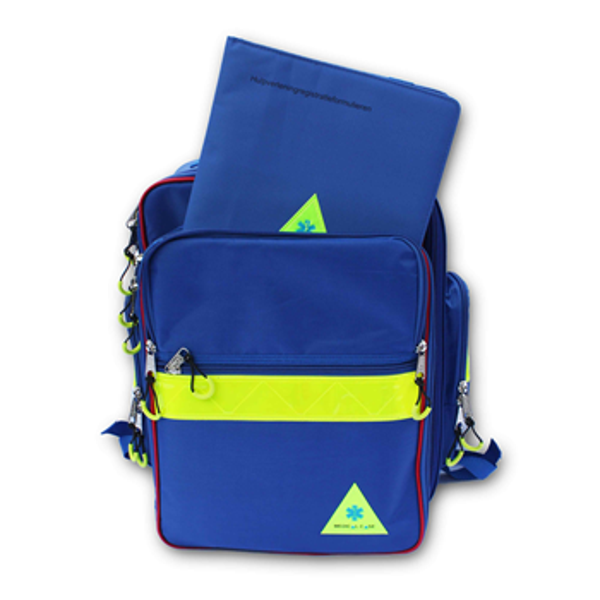 Traveller Hulpverlenerstas blauw leeg(rugtas)