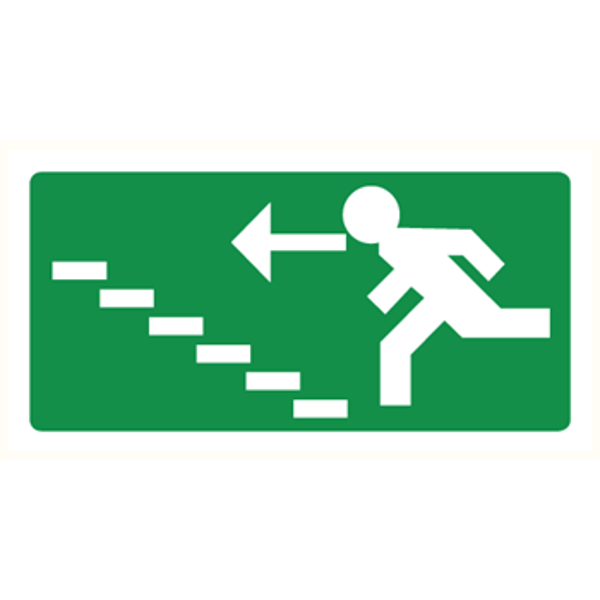 Nooduitgang trap links omhoog