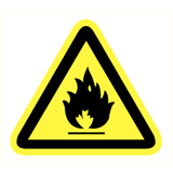 Mini picto Ontvlambare stoffen