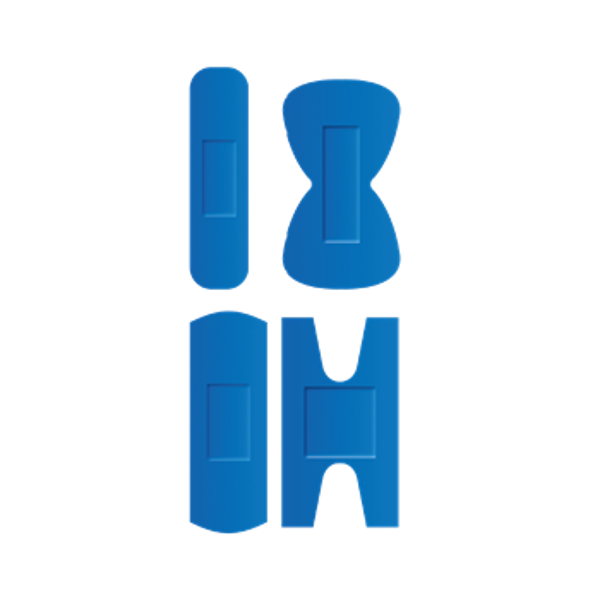 Assortiment detectiepleisters 100 stuks