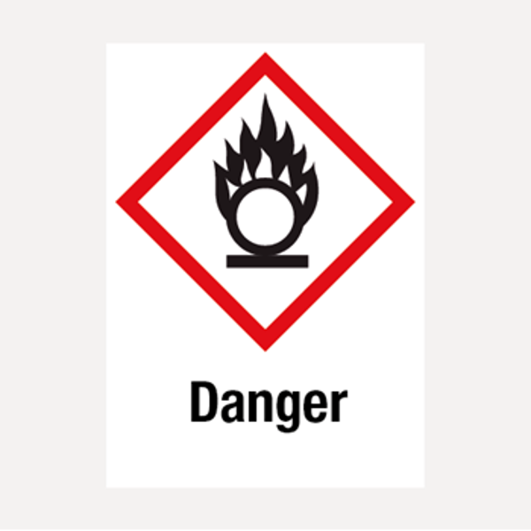 Oxiderende stoffen danger vinyl