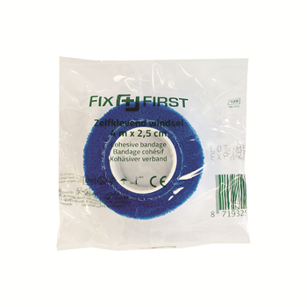 Zelfklevend windsel blauw 2.5cm x 400cm