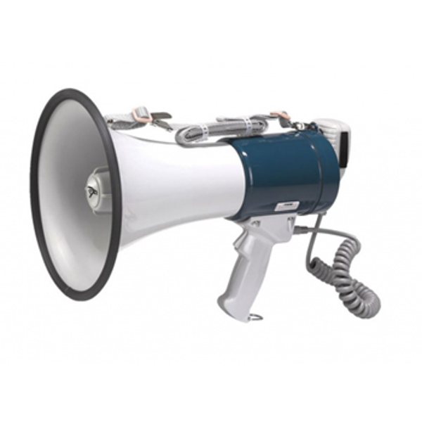 Megafoon 25Watt met sirene