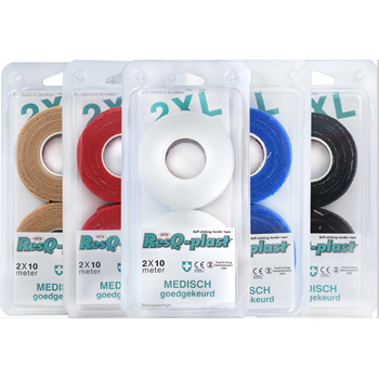 ResQ-Plast XL 2 rollen van 25mmx10meter Blauw