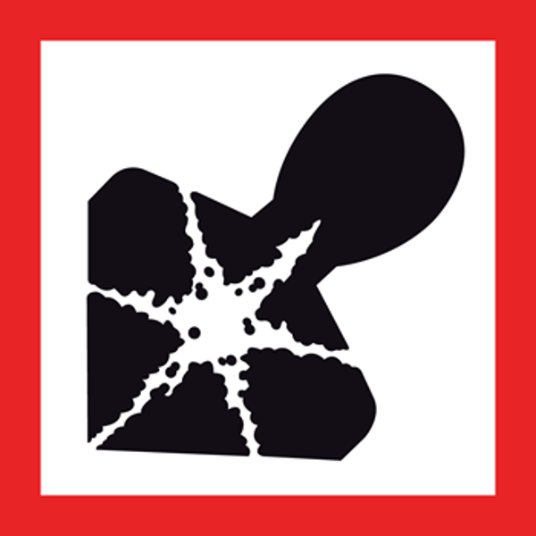 Pictogram GHS08 Kankerverwekkend gezondheidsgevaar ruitvorm