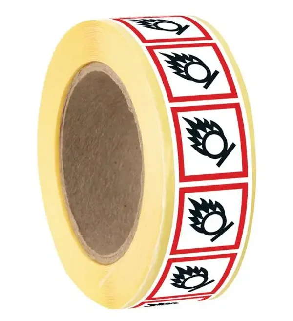 Verpakkingstape GHS03 Oxiderende stoffen