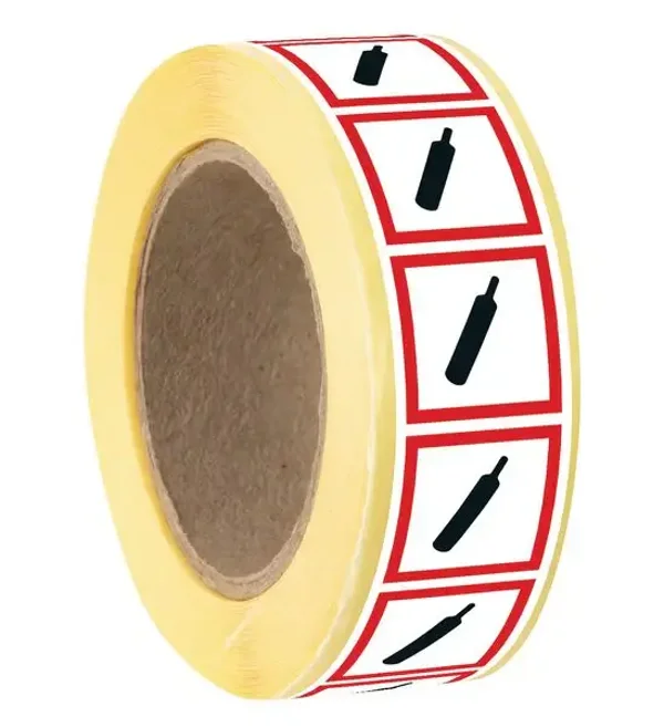 Verpakkingstape GHS04 gashouder onder druk