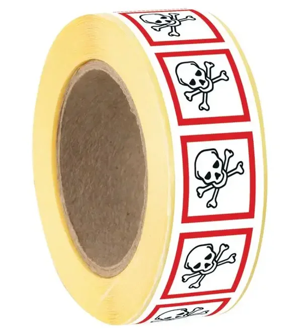 Verpakkingstape GHS06 giftige stoffen