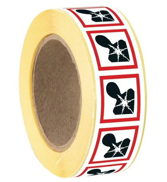 Verpakkingstape GHS08 gezondheidsgevaar