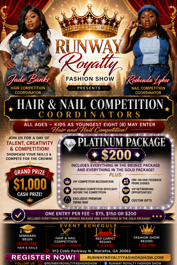 Hair/Nail Platinum Package Fee