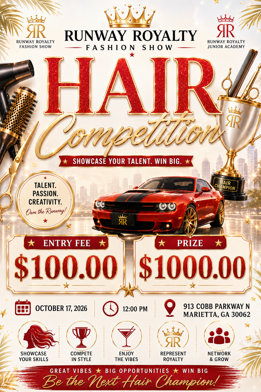 Hair Show Competition Entry Fee