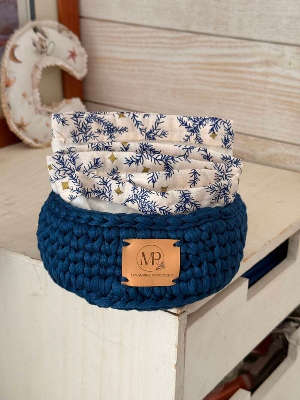 Coffret cadeau gants Minky - panière