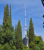 Schiff im Garten, Gardone Riviera
