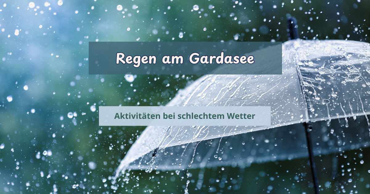 Bild: Gardasee bei Regen