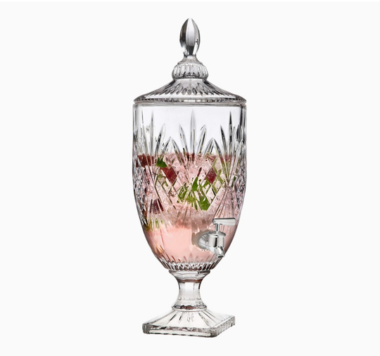 Godinger Dublin Crystal Collection Iced Beverage Dispenser