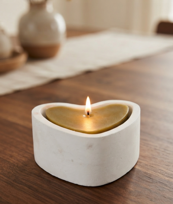 Bougie Cœur rechargeables