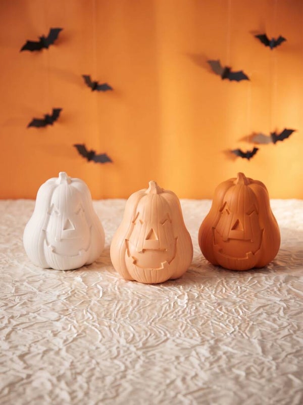 Butternut enchanté — Citrouille décorative en Gypse