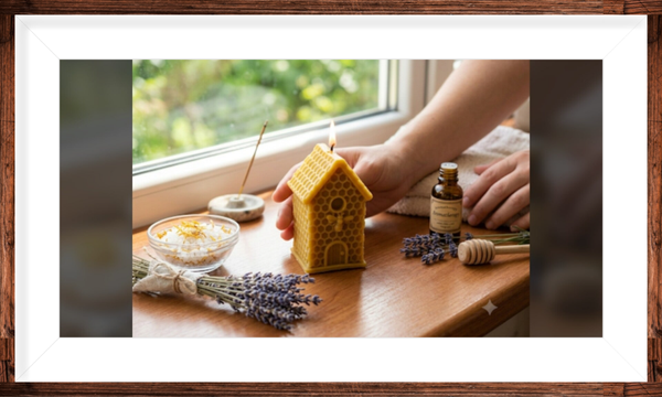 ​Maisonnette Alvéolée en Cire d'Abeille