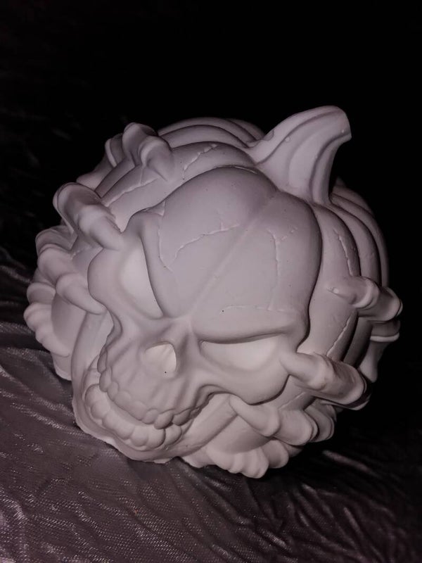"Citrouille Crâne Maléfique"