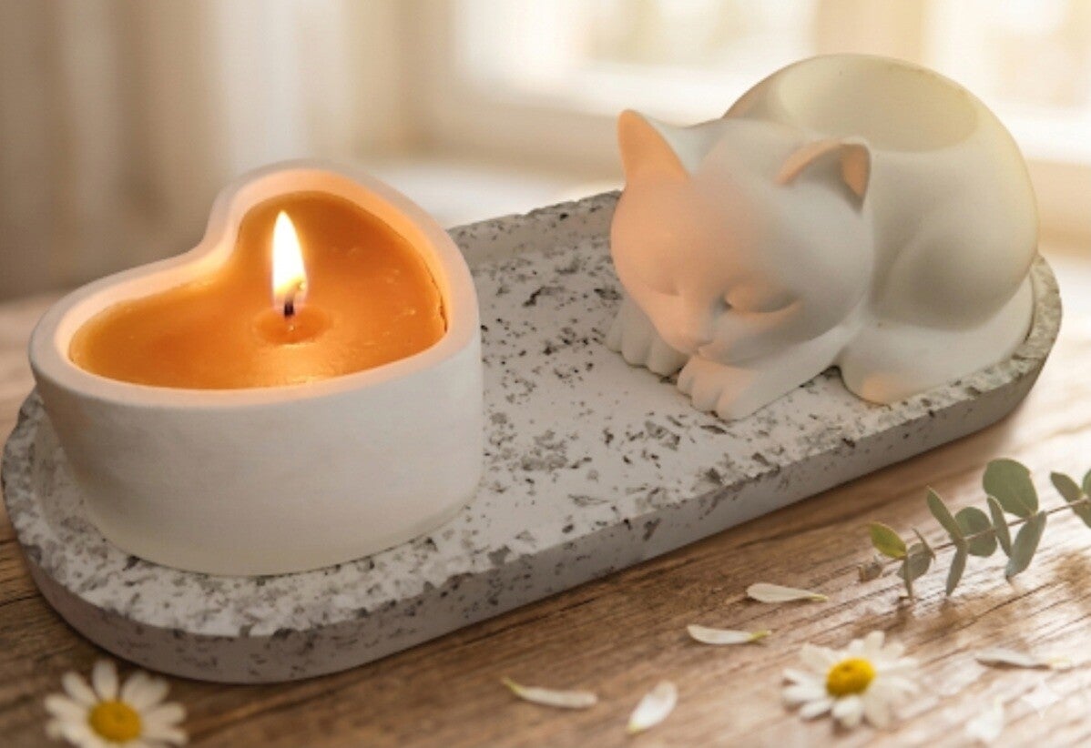 Coffret " petit chat endormi "