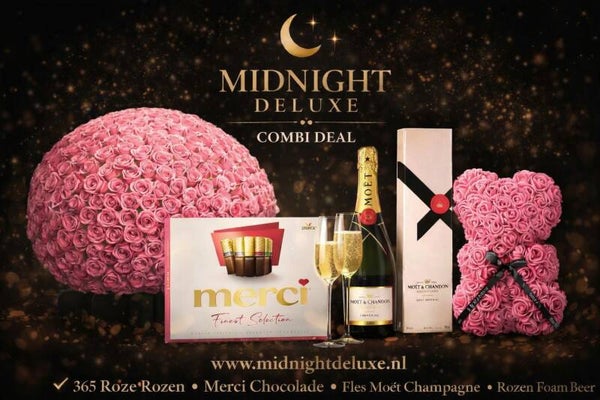 Midnightdeluxe ultiem luxe arrangement roze
