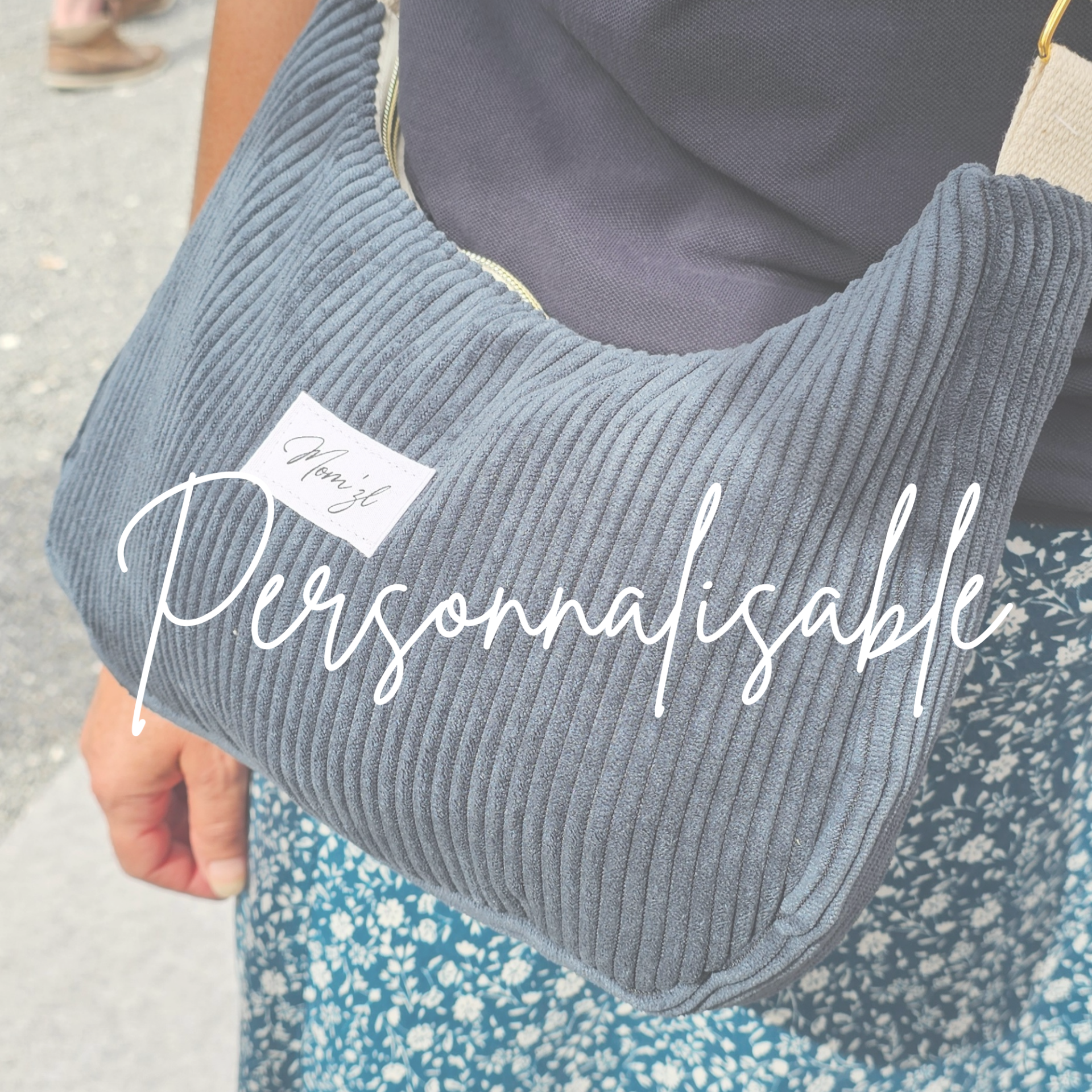 Sac demi lune - Personnalisable