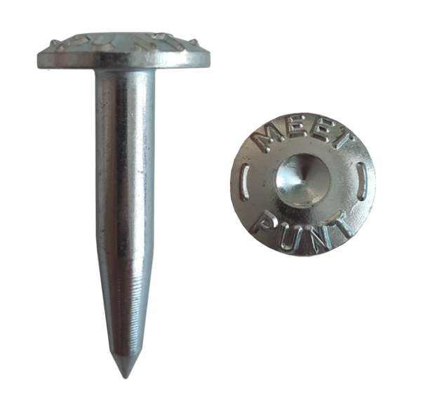 Meetspijker opschrift Meetpunt (0,65ct per stuk)