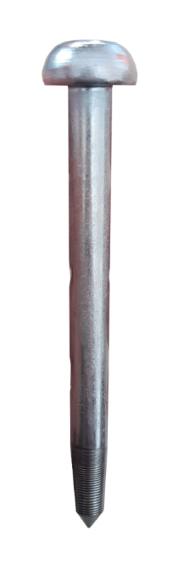 Meetspijker halfronde kop lang (0,75ct per stuk)