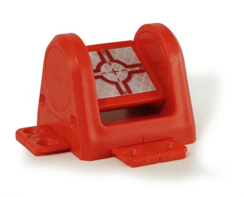 RS183r, Kunststof adapter kantelbaar, rood.