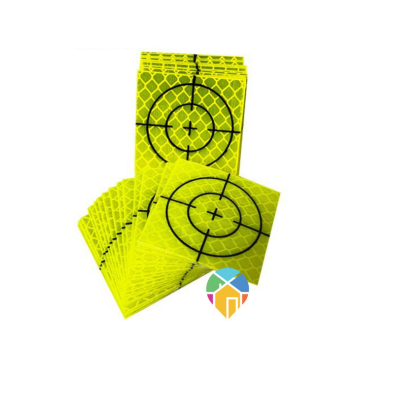 Meetstickers GEEL 30x30