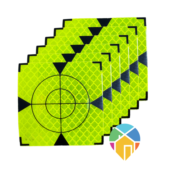 Meetstickers GEEL/extra 50x50