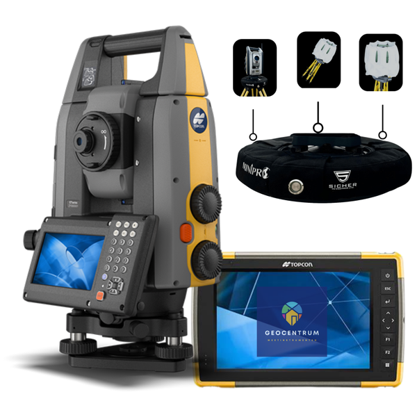 Total Station GT-705 COMPLEET + Protection Airbag + FC6400 veldboek + Topcon Software