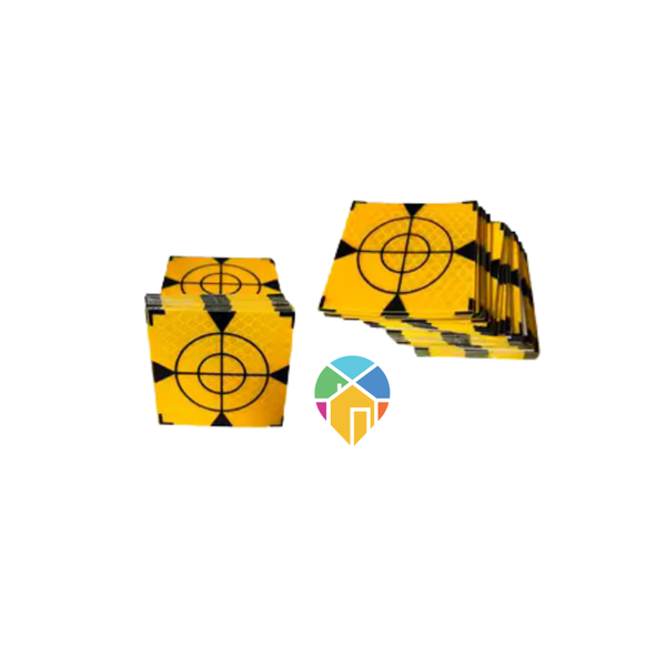 100 stuks meetstickers Oranje 50x50