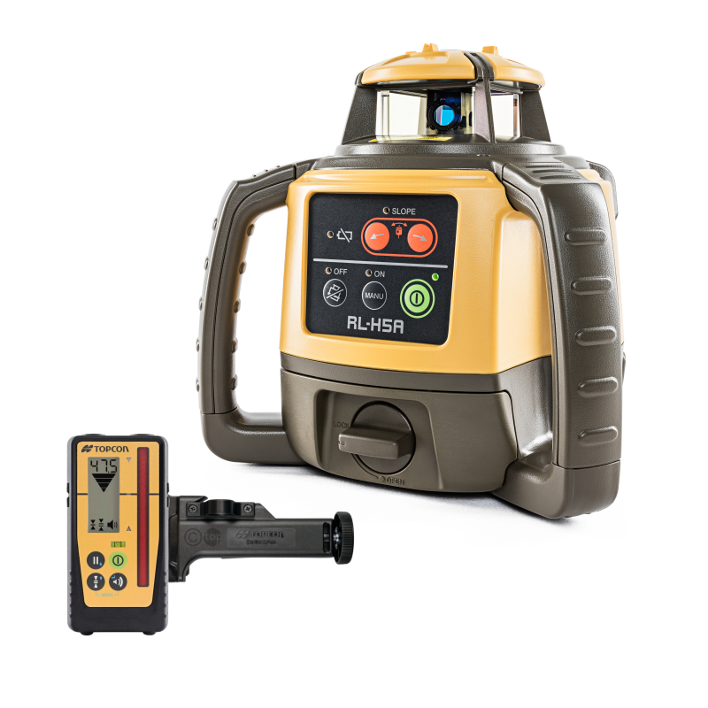 Topcon RL-H5A bouwlaser incl. ontvanger LS-100D + Baakklem