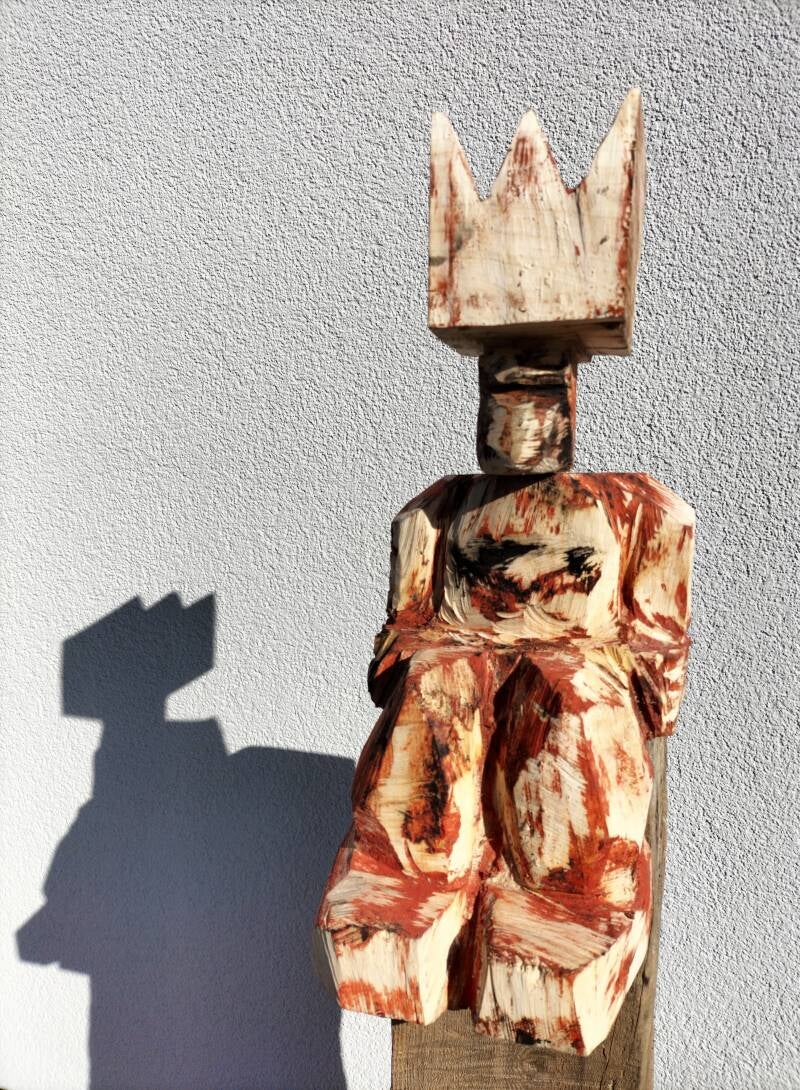 Der König begrüßt seinen Schatten