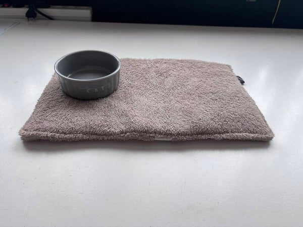 Voerbak onderlegger Beige Maat S