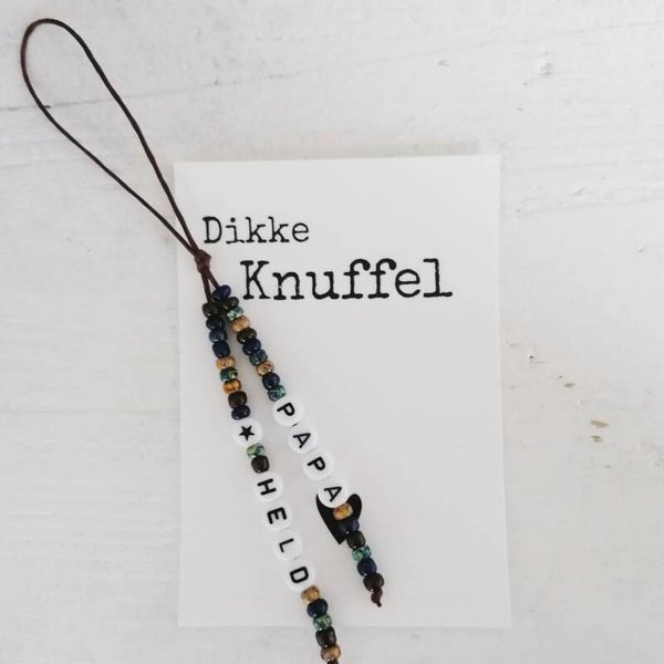 Kaartje met hanger voor vaderdag