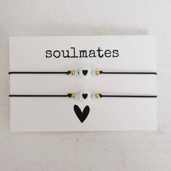 Soulmates armbandjes mint