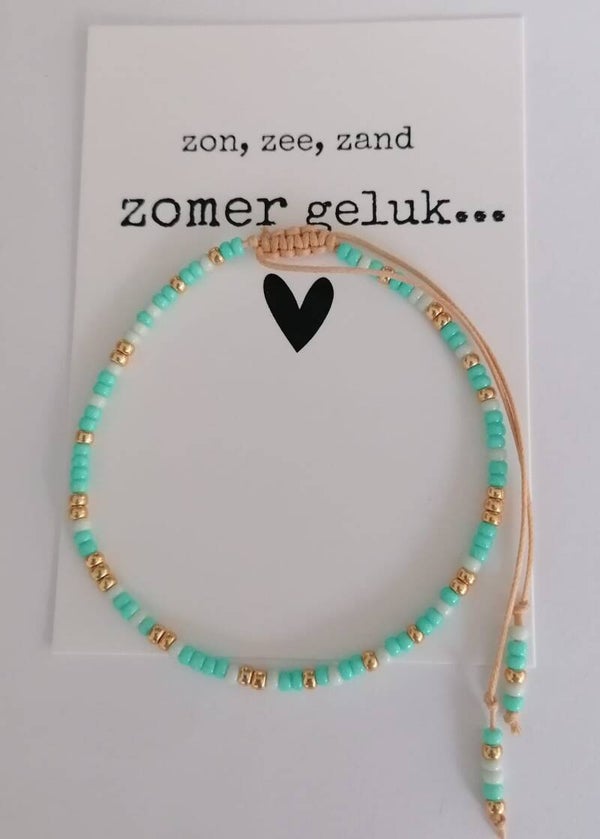 Enkelbandje mint-goud