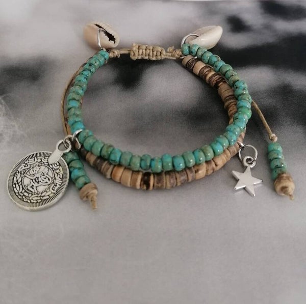 Summer armband turquoise